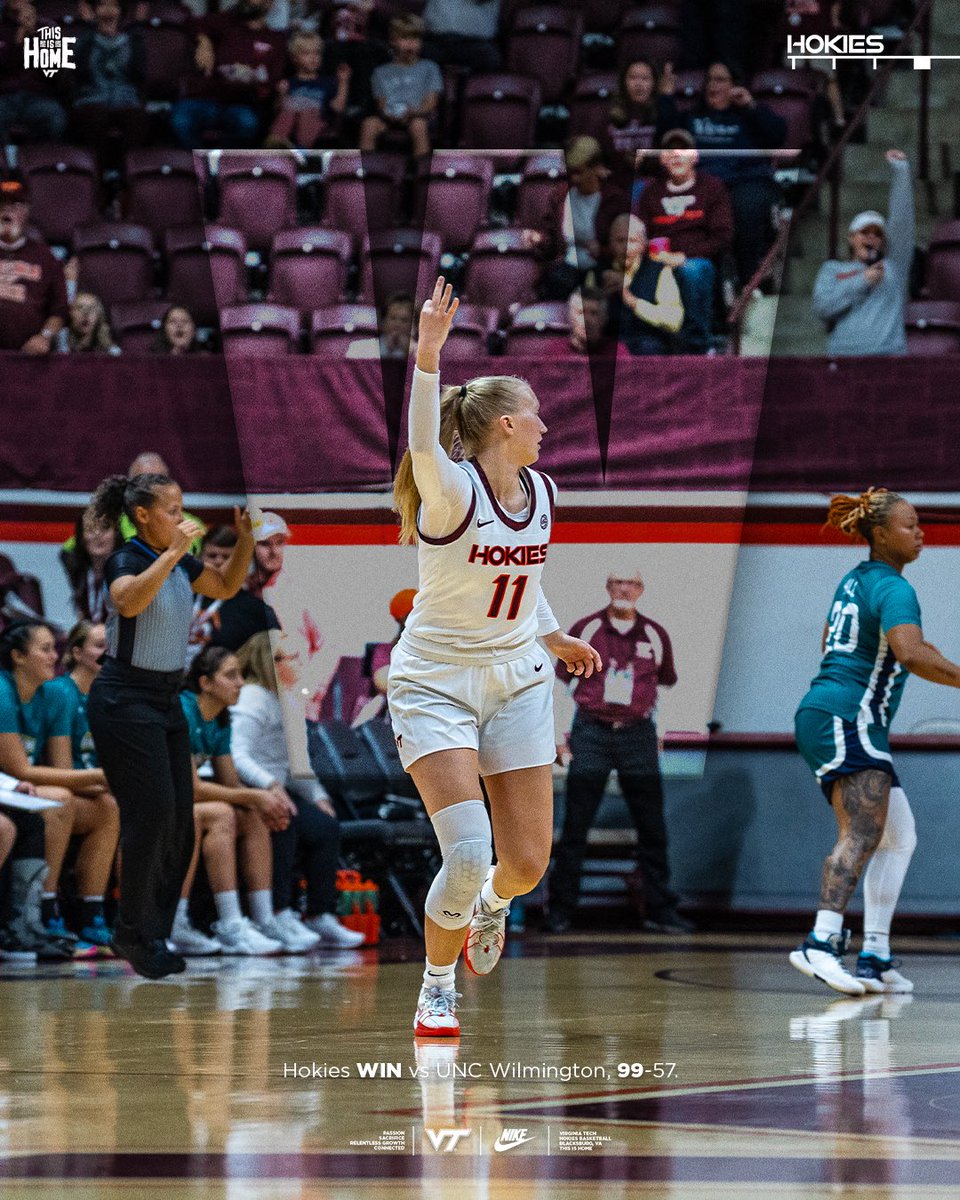 #Hokies WIN 🦃
￼
1-0 in the Megan Duffy Era!

#ThisIsHome