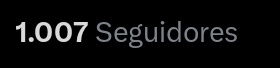 Mil milhões de seguidores!!!