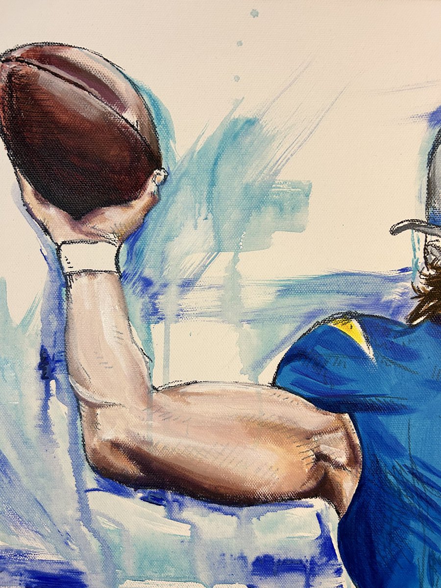 Abby the Sports Artist (@ambitionabby) on Twitter photo Just finished up this custom sharpie and acrylic paint Justin Herbert piece for <a href="/BennyForsythe/">Benny Forsythe</a> 🙌🏼 #NFL #Chargers <a href="/chargers/">Los Angeles Chargers</a> <a href="/ChargersCR/">Chargers Community</a> Just finished up this custom sharpie and acrylic paint Justin Herbert piece for <a href="/BennyForsythe/">Benny Forsythe</a> 🙌🏼 #NFL #Chargers <a href="/chargers/">Los Angeles Chargers</a> <a href="/ChargersCR/">Chargers Community</a>