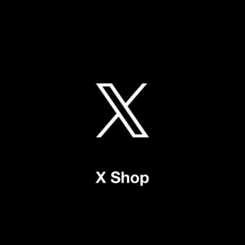 X's tweet photo. the official X Shop is here! shop our first drop before it sells out