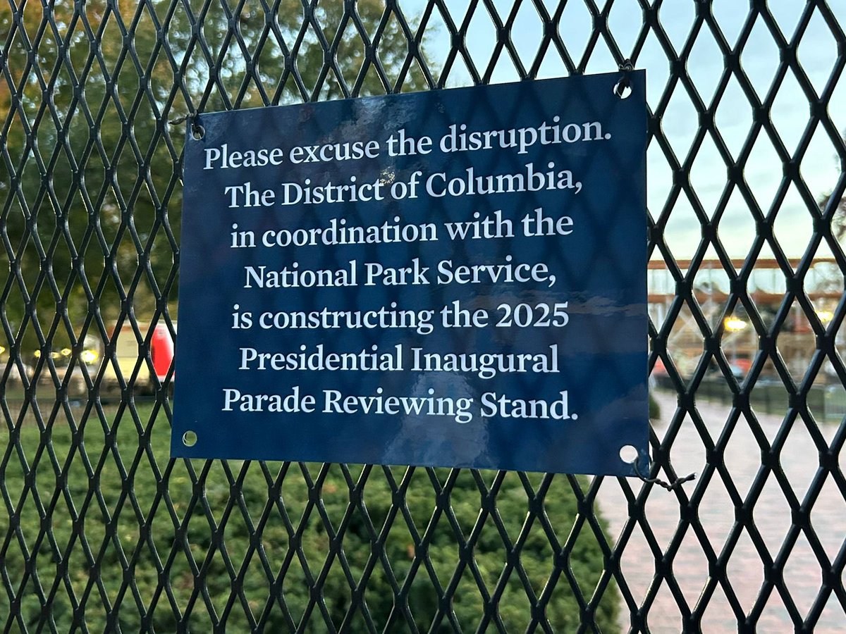 J moins 1 aux abords de la Maison Blanche