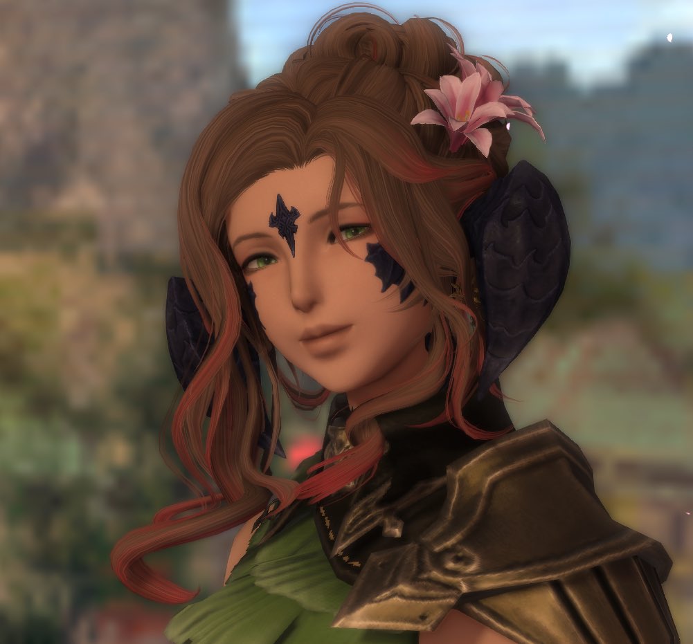 // Soft sighs at my au ra girl— need to do something more with her