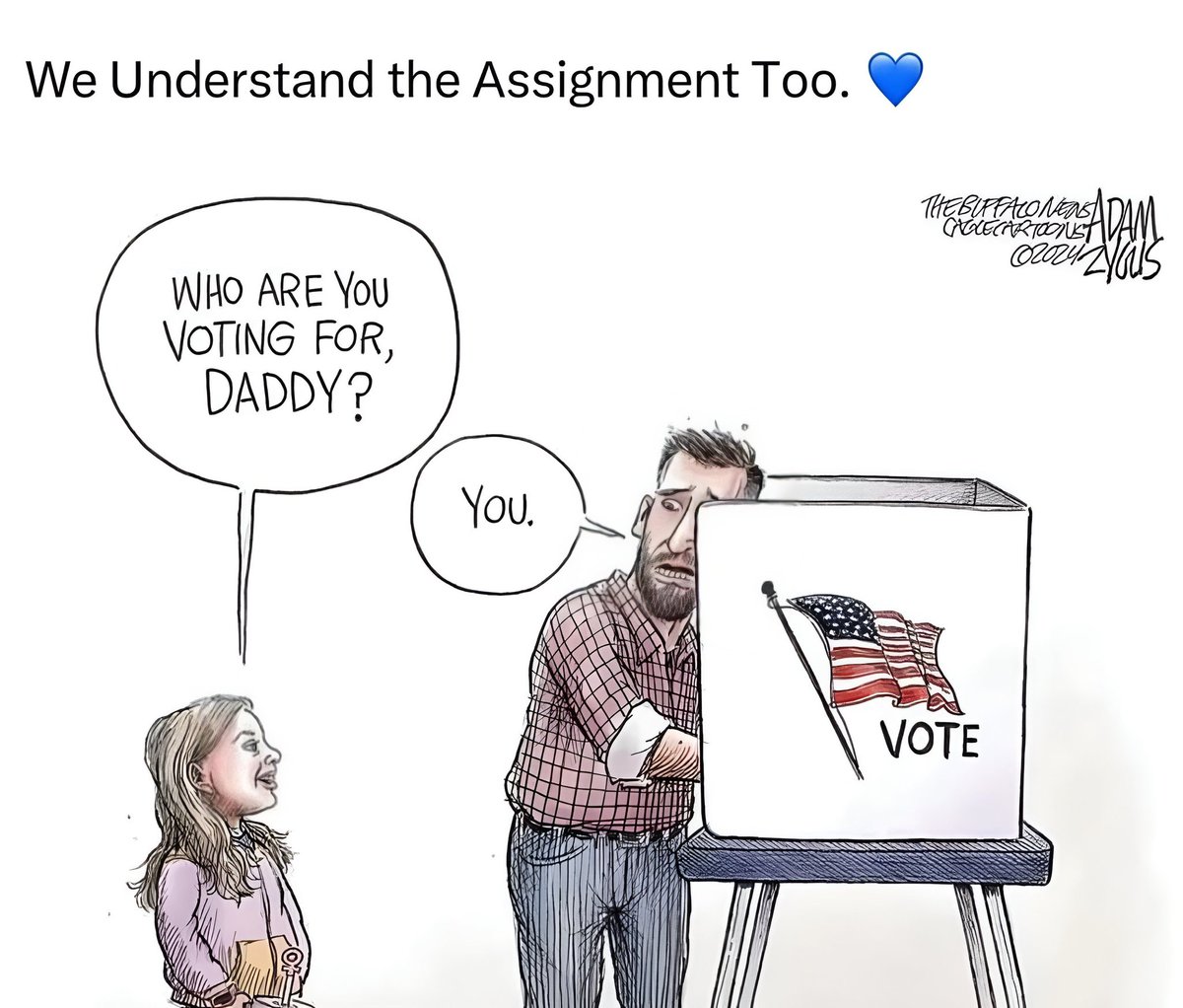 We need all good men to show up for your wives, daughters!! 

 #ElectionDay #Election2024