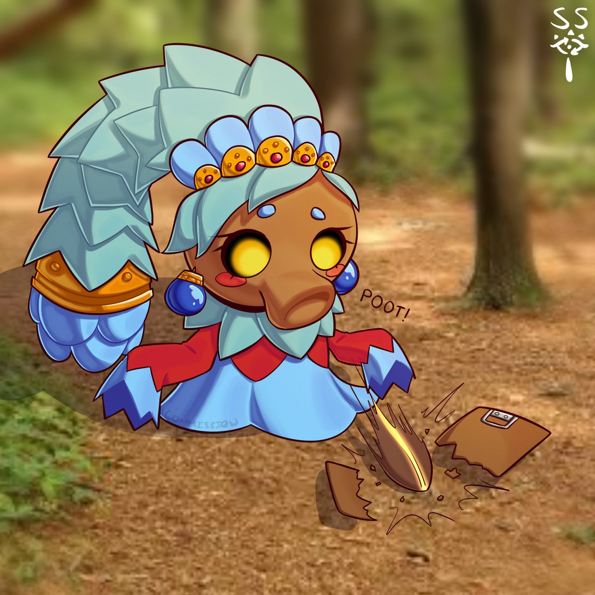 C🍩mm done for <a href="/McGack1/">McGack🔞</a> 

After testing out the deku mask, their OC turns into a clone of the deku princess and is immediately met with a surprising new ability!