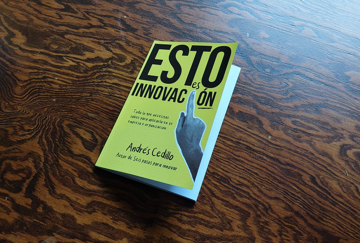 La cosa que más me gusta en el mundo es sentarme a escribir libros. Soy un afortunado de la vida de poder hacerlo y compartir conocimiento. Ya pronto saldrá mi segundo libro "Esto es Innovación".