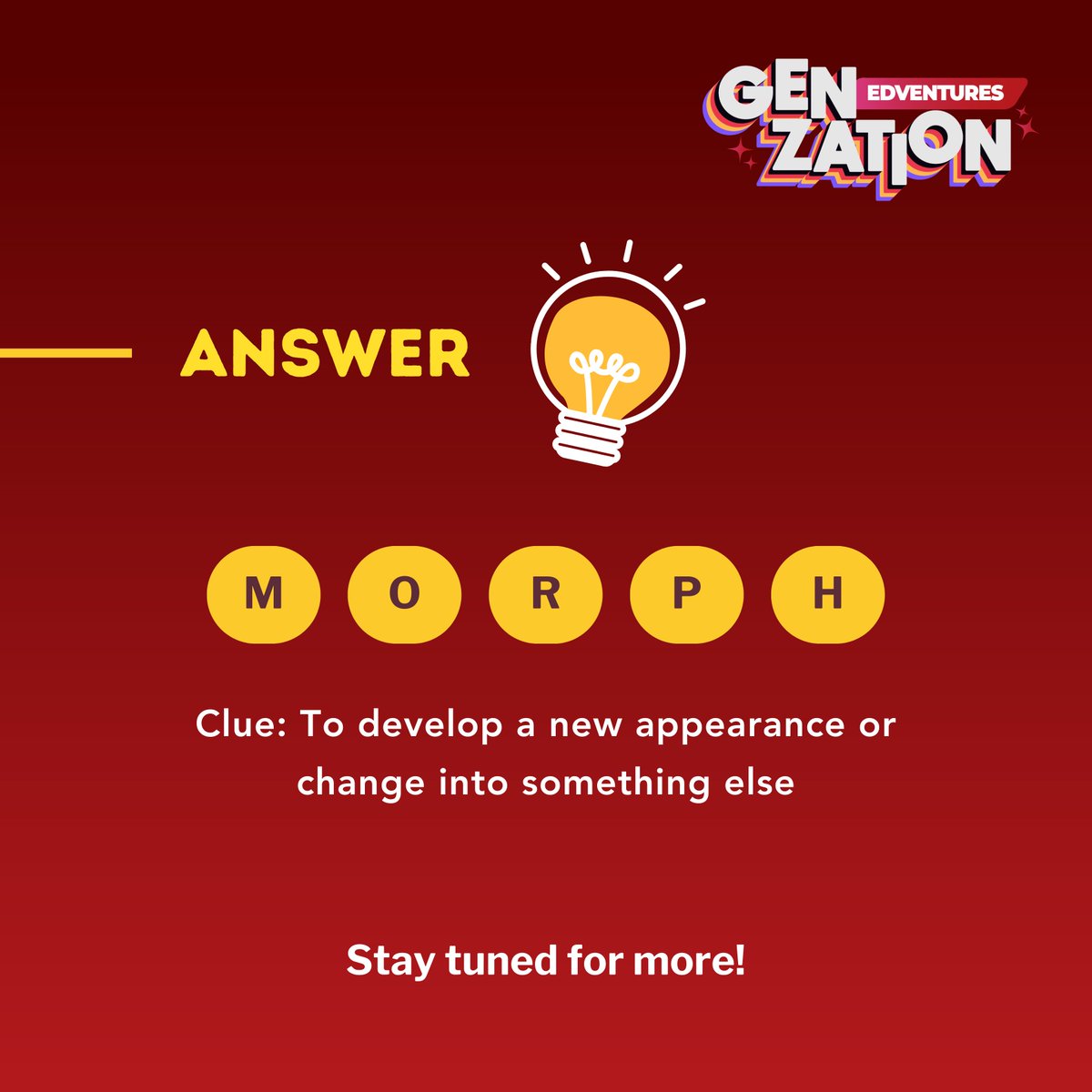 NST_Online's tweet photo. Here's the answer to yesterday's word jumble: Morph. Did you get it right? Let's see who's the next word wizard! 🧙🏻‍♂️

#NSTGenZationSeries #GenZationEdVentures #WordGame #WordJumbleAnswer https://t.co/W20S5gVzWW