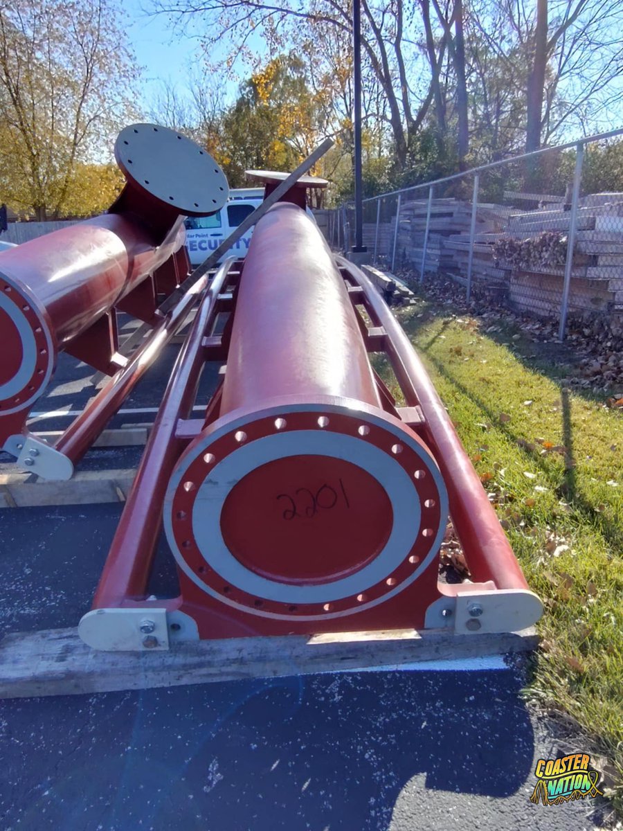 Coaster_Nation's tweet photo. Track has arrived for Siren’s Curse — Cedar Point’s new roller coaster! We stopped by for an up-close look!
➡️ NEW COASTER: https://t.co/zXkflzi5DL
#cedarpoint #sirenscurse #coasternation https://t.co/RFxxAYr7yj