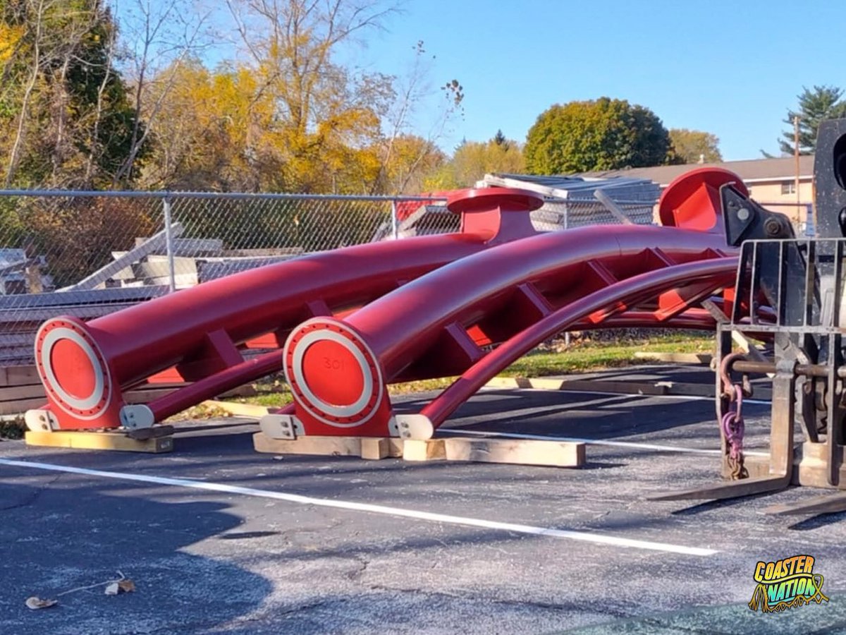 Coaster_Nation's tweet photo. Track has arrived for Siren’s Curse — Cedar Point’s new roller coaster! We stopped by for an up-close look!
➡️ NEW COASTER: https://t.co/zXkflzi5DL
#cedarpoint #sirenscurse #coasternation https://t.co/RFxxAYr7yj