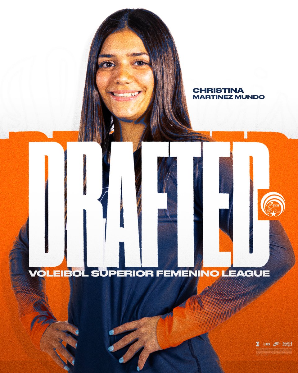 Illinois Volleyball (@illinivball) on Twitter photo Add another pro Illini to the list ✅
Congratulations to <a href="/cmmm_04/">Christina M. Martinez Mundo🇵🇷</a>, who was drafted to Cangrejeras de Santurce in the Voleibol Superior Femenino League!
#Illini | #HTTO Add another pro Illini to the list ✅
Congratulations to <a href="/cmmm_04/">Christina M. Martinez Mundo🇵🇷</a>, who was drafted to Cangrejeras de Santurce in the Voleibol Superior Femenino League!
#Illini | #HTTO