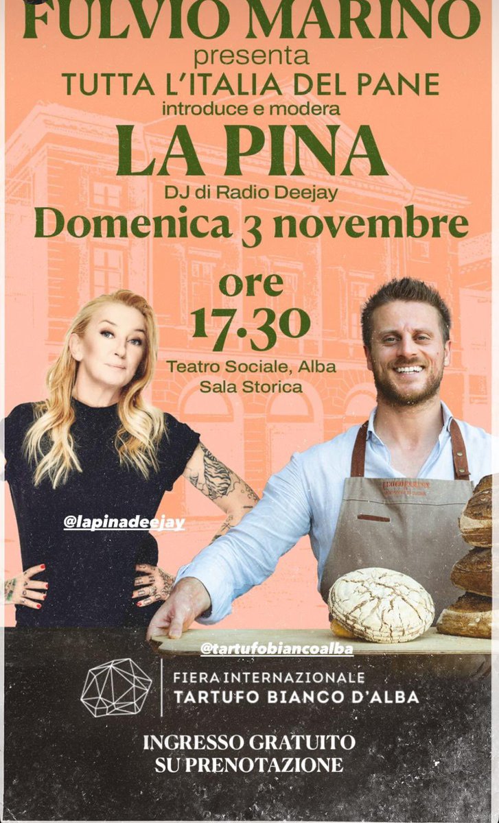 lchr73's tweet photo. Vi si ama ❤️❤️❤️
 #radio #speaker #RadioAlba #show #panificazione #pane #fulviomarino #lapina #EmilianoPepe #teatrosocialealba #fieradeltartufo #alba https://t.co/W3PQgVSnX0