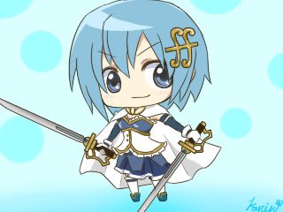 美樹さやか 「学生時代に描いてたまどマギ絵 」|花梨(かりん)。@仕事と原稿中のイラスト