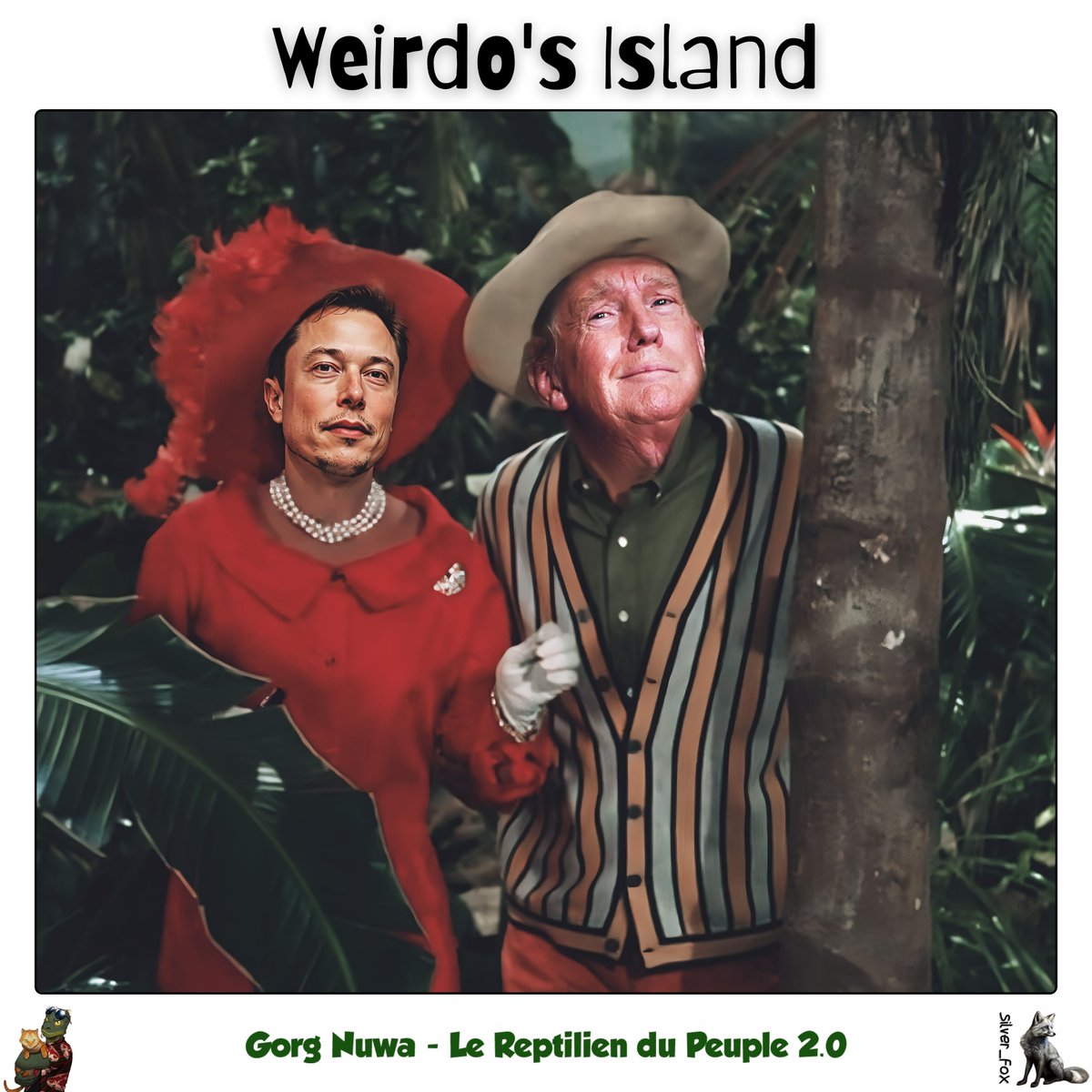 silver56896's tweet photo. "The Millionaire and Mrs. Millionaire"
#Trump #trumpmeme #TrumpIsNotFitToBePresident #fucktrump #Gorgnuwa #TrumpIsALaughingStock #MakeAmericaGreatAgain #TrumpIsInsane #weirdos #Trumptards #weirdo #Idiocracy #Musk https://t.co/fmYug6gG4P