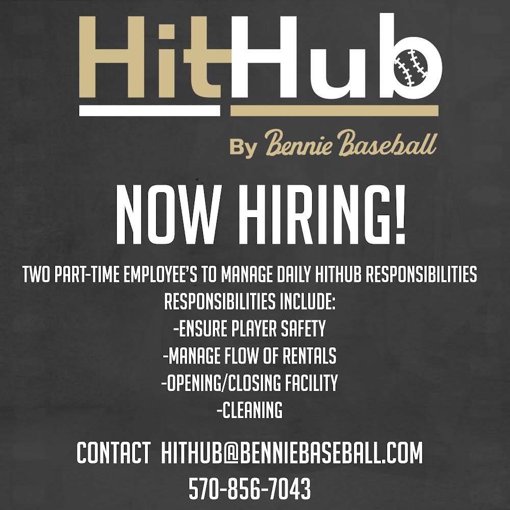 BennieBaseball's tweet photo. HitHub by Bennie Baseball is located in Rochelle, Illinois.

Looking to hire a couple of part-time employees as well as experienced instructors for baseball and softball. 

Contact us if you are interested!

#HitHub https://t.co/RL3c9Pevu4