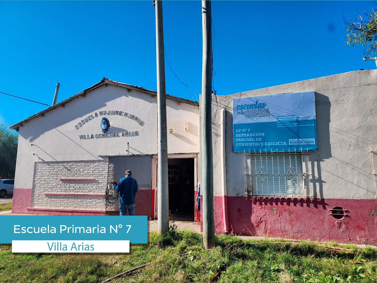 rodrigo_arist's tweet photo. Desde el inicio de nuestra gestión, la educación ha sido una prioridad, y junto al Gobierno Provincial y autoridades educativas, hemos trabajado para mejorar cada escuela del distrito. A quienes cuestionan la inversión en infraestructura escolar, respondemos con hechos concretos: este año hemos destinado millones de pesos en obras con fondos del Fondo de Financiamiento Educativo y el Programa de Emergencia Educativa Edilicia (PEED).

Algunos de los trabajos realizados:

- Escuela de Educación Secundaria N° 5: Construcción de cerco perimetral ($18.204.375).

- Escuela Primaria N° 7 de Villa Arias: Reparación del techo tras el temporal de diciembre ($70.905.013), mejoras en la instalación eléctrica y pintura en comedor y cocina ($8.884.777), nuevos calefactores ($300.000).

- Escuela Secundaria N° 1: Impermeabilización y cambio de chapas y perfiles galvanizados ($7.062.744).

- Escuela Primaria N° 6 de Calderón: Reparación de techo, instalación de placas, y restauración de juegos en el patio ($39.506.080).

- Escuela Primaria N° 5 de Bajo Hondo: Instalación de dos aires acondicionados y red eléctrica ($3.000.000), caseta de gas y conexión de cuatro tubos ($3.237.000).

- Jardín de Infantes N° 903: Nueva instalación eléctrica ($19.651.000).