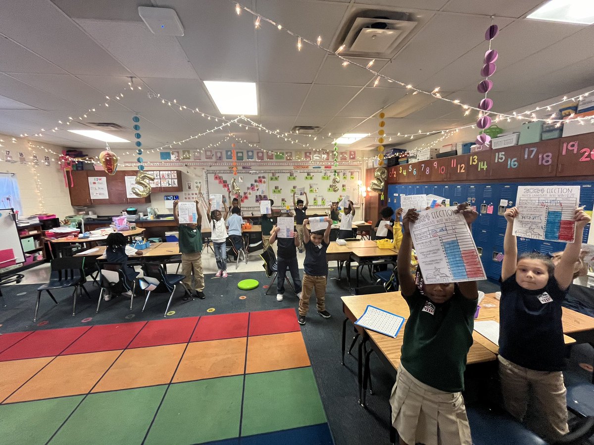 1st Grade goes to the ballot box!! Thank you Ms. Slavik for a great extension of the lesson. <a href="/ChristinReeves/">Christin Reeves</a> <a href="/nanedrab/">Nedra</a> <a href="/TBrownEducator/">Dr. Tamekia Brown</a>