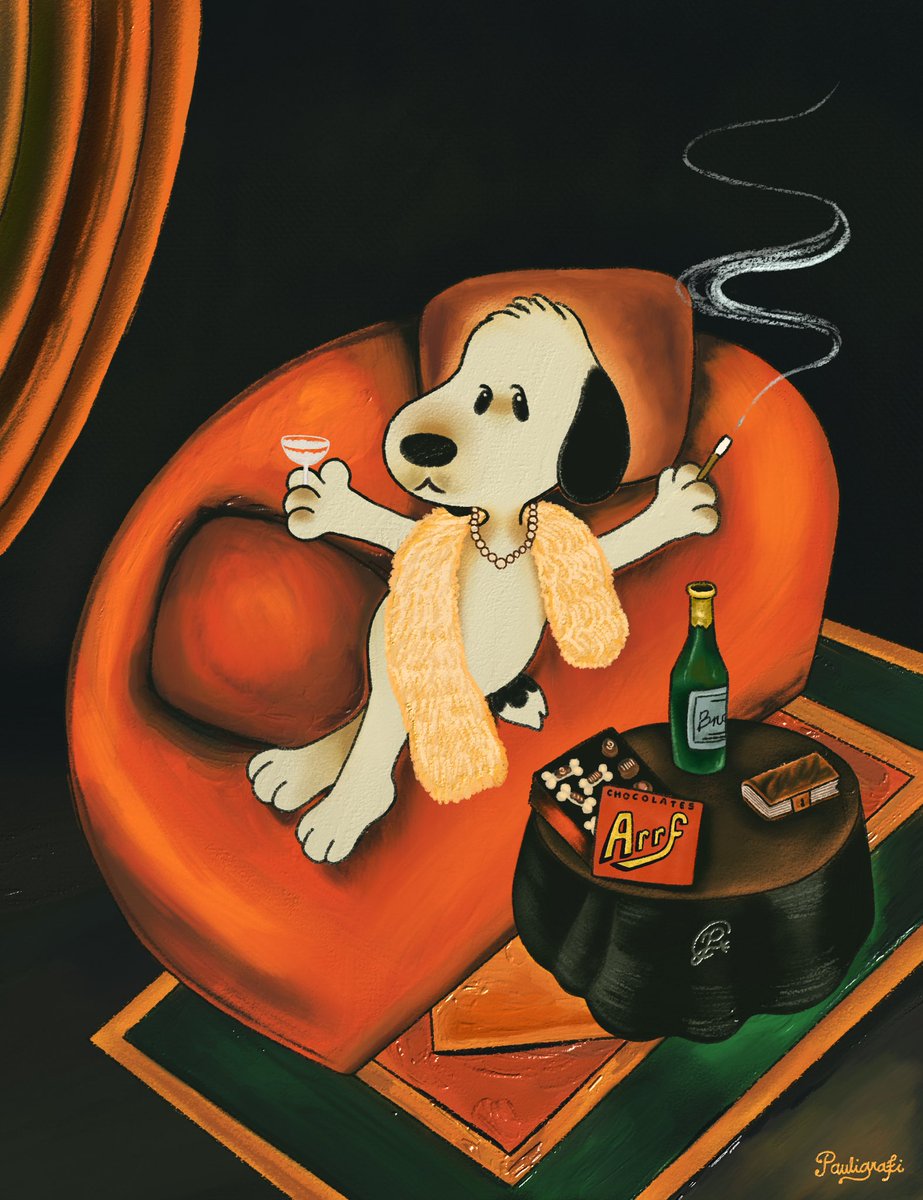 pauligrafi_'s tweet photo. Scorpio Snoopy from Martin Leman's Starcats (1980) https://t.co/u2ZqLDANZE