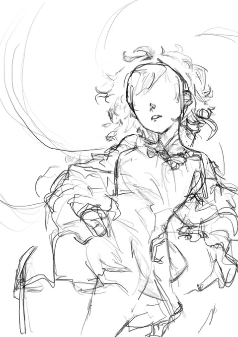 ラフいくつか描いてたぜ 