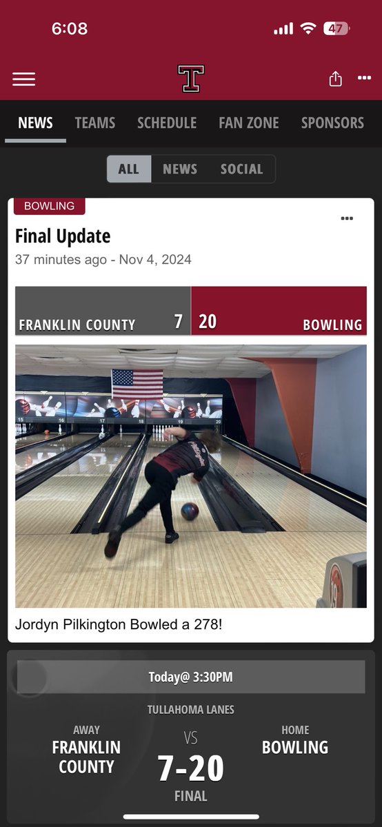 John Olive (@coacholive) on Twitter photo Congratulations to THS boys bowling! What a game, Jordyn - 278. <a href="/TCSPublic/">TullahomaCitySchools</a> <a href="/TullahomaHS/">Tullahoma HS</a> Congratulations to THS boys bowling! What a game, Jordyn - 278. <a href="/TCSPublic/">TullahomaCitySchools</a> <a href="/TullahomaHS/">Tullahoma HS</a>