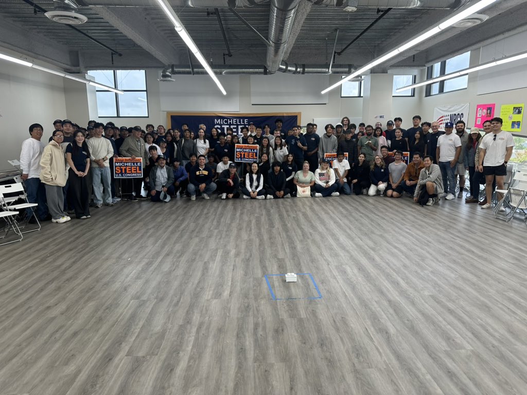 Thank you to my over 450 interns and team for working with me this election. I am grateful for the hours of support. Tomorrow is Election Day, don’t forget to cast your vote! #StandWithSteel #CA45