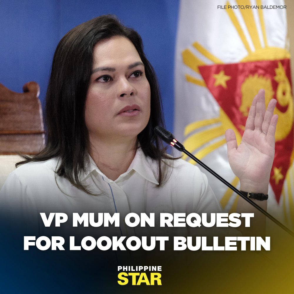 PhilippineStar's tweet photo. The Office of the Vice President has been mum on the possibility that seven of its officials might be prevented from leaving the country due to their refusal to attend a House of Representatives inquiry on the alleged misuse of OVP funds under Vice President Sara Duterte. https://t.co/ptp4fWLFsV