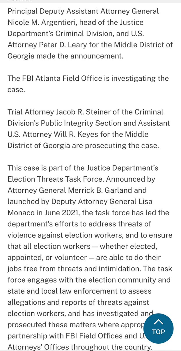 RobDiRienzo's tweet photo. BREAKING: Georgia poll worker has been charged with making bomb threats by the feds. DOJ says Nicholas Wimbish, 25, got into an argument with a voter, found the voter’s personal info and tried to frame him, writing: “PS boom toy in early vote place, cigar burning, be safe.” https://t.co/ONQa2sVn2n