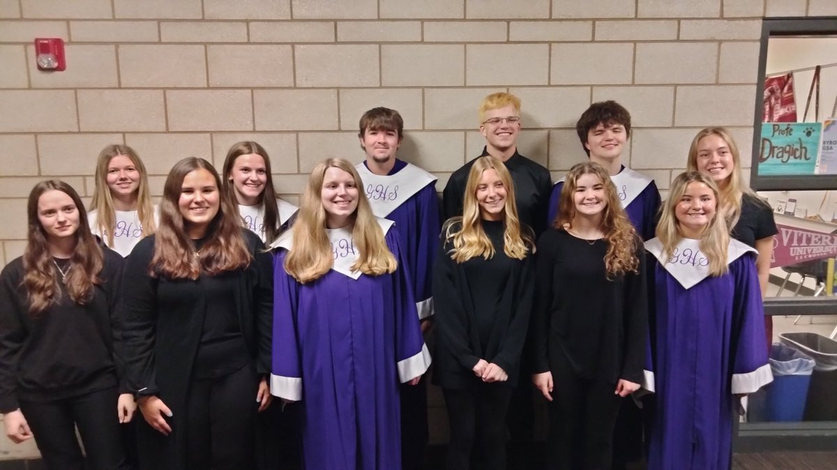 These students are participating in the HVL Honor Band and Choir tonight in Byron.  Great day of music making! <a href="/GoodhueAct/">Goodhue Activities</a> <a href="/goodhueschool/">Goodhue School</a>
