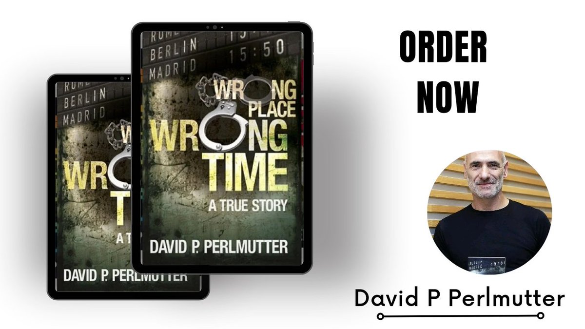 daniellejsen's tweet image. @davepperlmutter David P Perlmutter’s 3-book set takes you on thrilling real-life journeys from Spain to America. With suspense, survival, and unforgettable moments, these bestselling stories will keep you hooked! #WrongPlaceWrongTime #TrueStories
 #DavidPPerlmutter #BookLovers