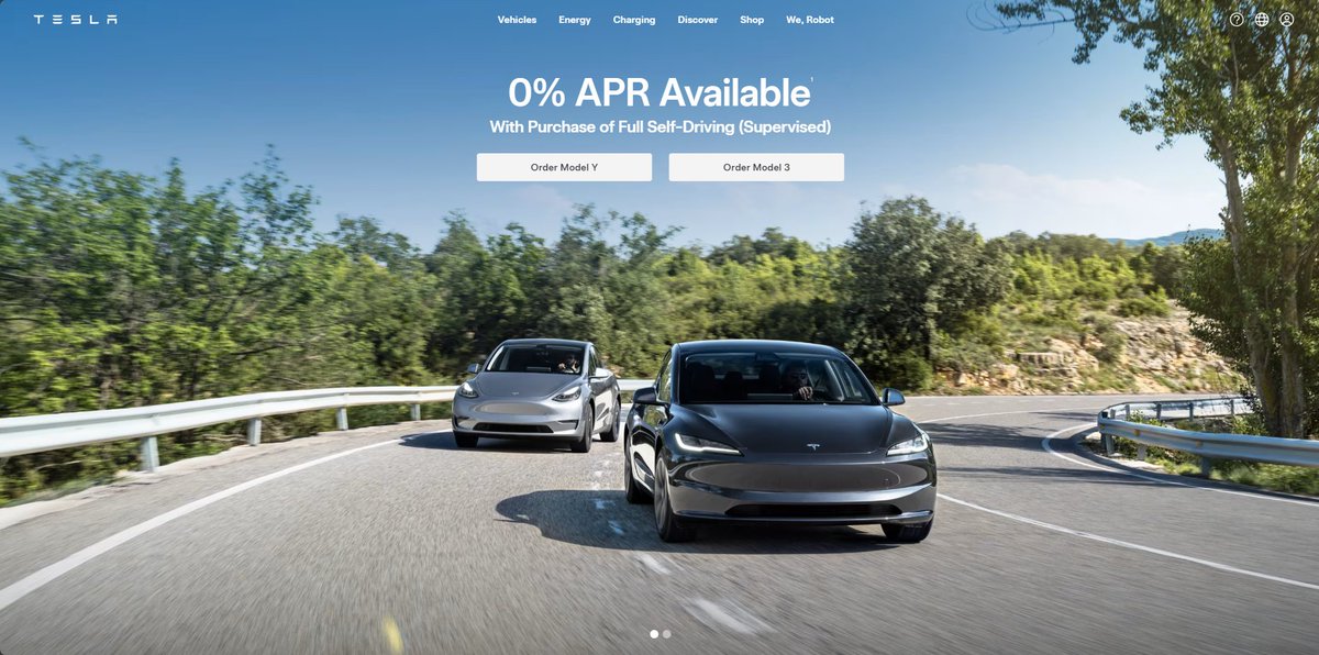 DriveTeslaca's tweet photo. BREAKING: @Tesla has brought the 0% interest financing offer to Canada for the Model 3 and Model Y.

Like the original offer in the US, you must purchase FSD to get the promotional rate.

0% is only available on terms up to 48 months, and you must take delivery before January 1, 2025.