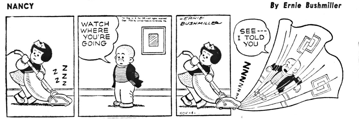 Nancy Comics by Ernie Bushmiller tweet media