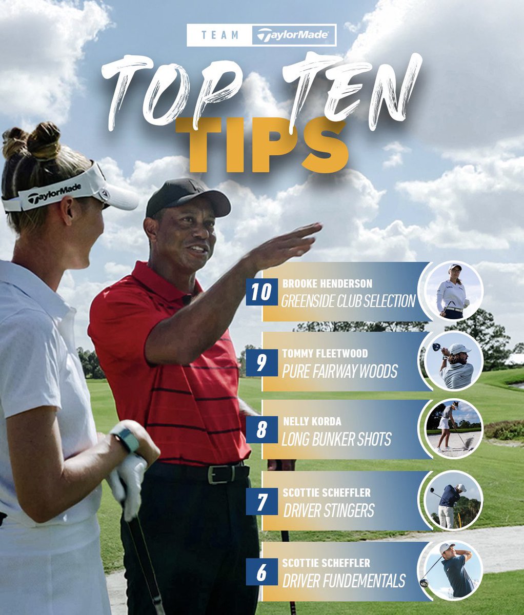 TaylorMadeGolf's tweet photo. Open the thread to see 5-1. 👀 

If you want to dive even deeper into these tips, watch the full videos and hear from the world's best on how they approach these situations on a golf course: https://t.co/hVSr6LN2gB https://t.co/qUZBhE4v0m