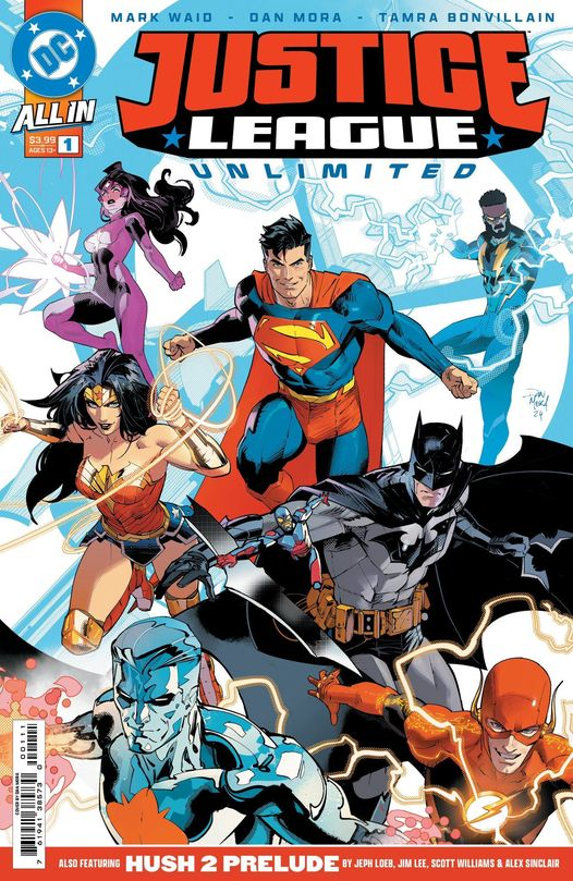 Okay, so I got an advance copy of this.
JUSTICE LEAGUE is my all-time favorite comic, always has been.

MARK WAID is one of my all-time favorite writers.

DAN MORA is one of the best superhero artists going.

  YOU WILL LOVE IT.

Today is FINAL CALL. You want this AMAZING BOOK!