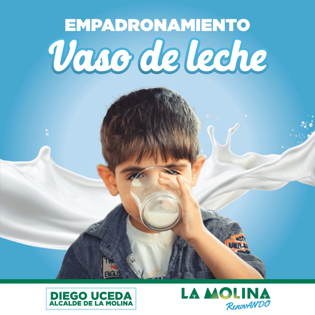 Munimolina's tweet image. La alimentación de nuestros niños es esencial para su desarrollo integral, formando ciudadanos responsables y comprometidos con el futuro.

El empadronamiento durará 5 días. Encuentra tu punto más cercano y acércate. ¡Te esperamos!

#VasoDeLeche #ProgramasSociales