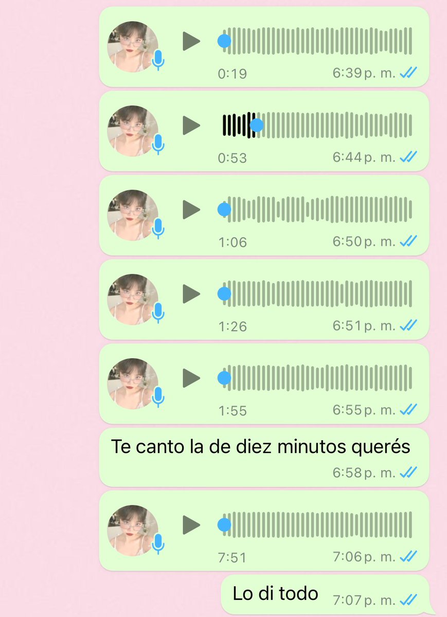Le canto como por diez minutos y se atreve a terminarme en público.