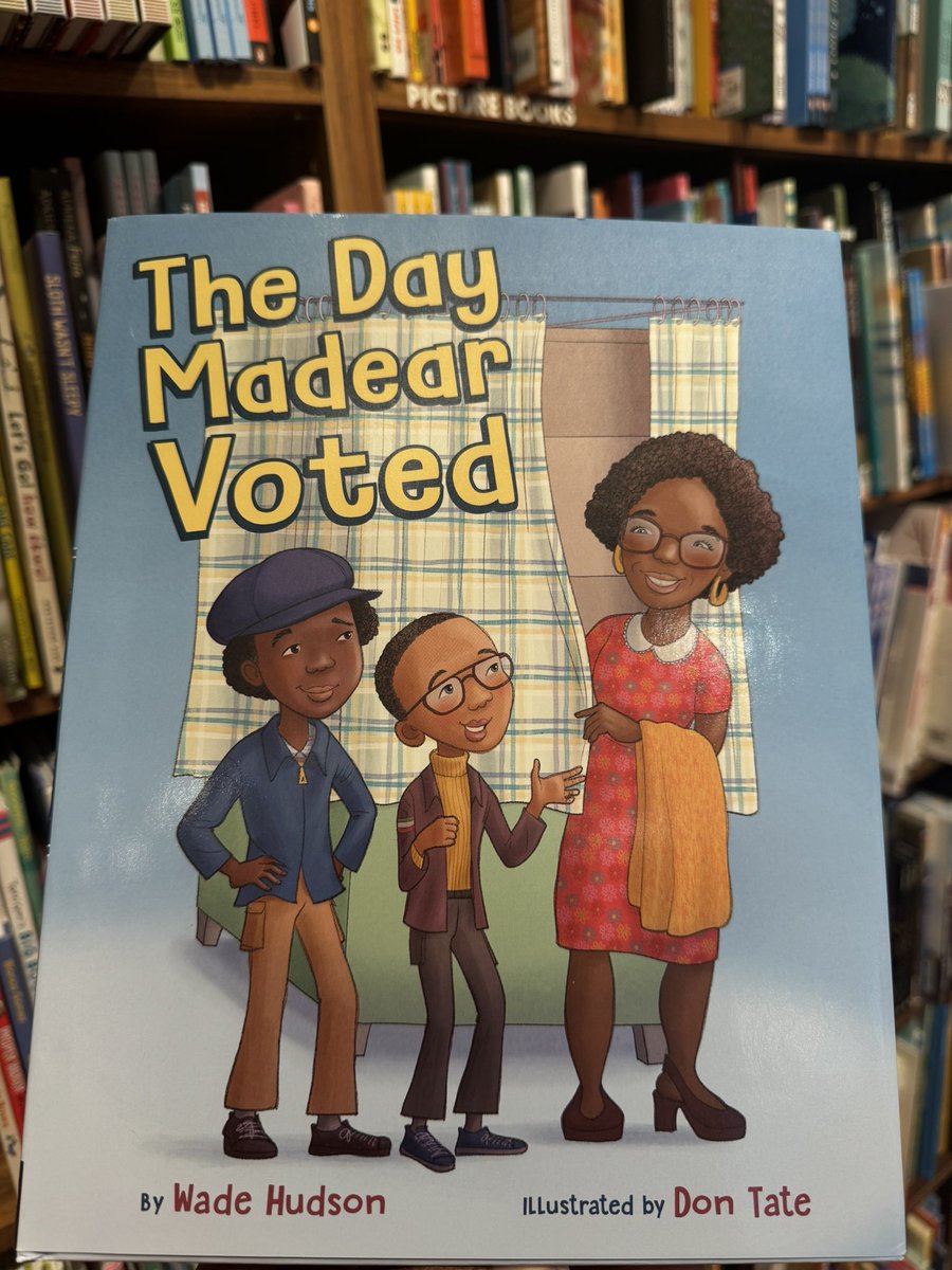 Went to pick up Glory’s new book, Gather Me, today. 

Was glad to see dad’s latest, The Day MaDear Voted, there too. 

<a href="/wellreadblkgirl/">Well-Read Black Girl Festival ™</a> <a href="/hudsonwade/">Wade Hudson</a>