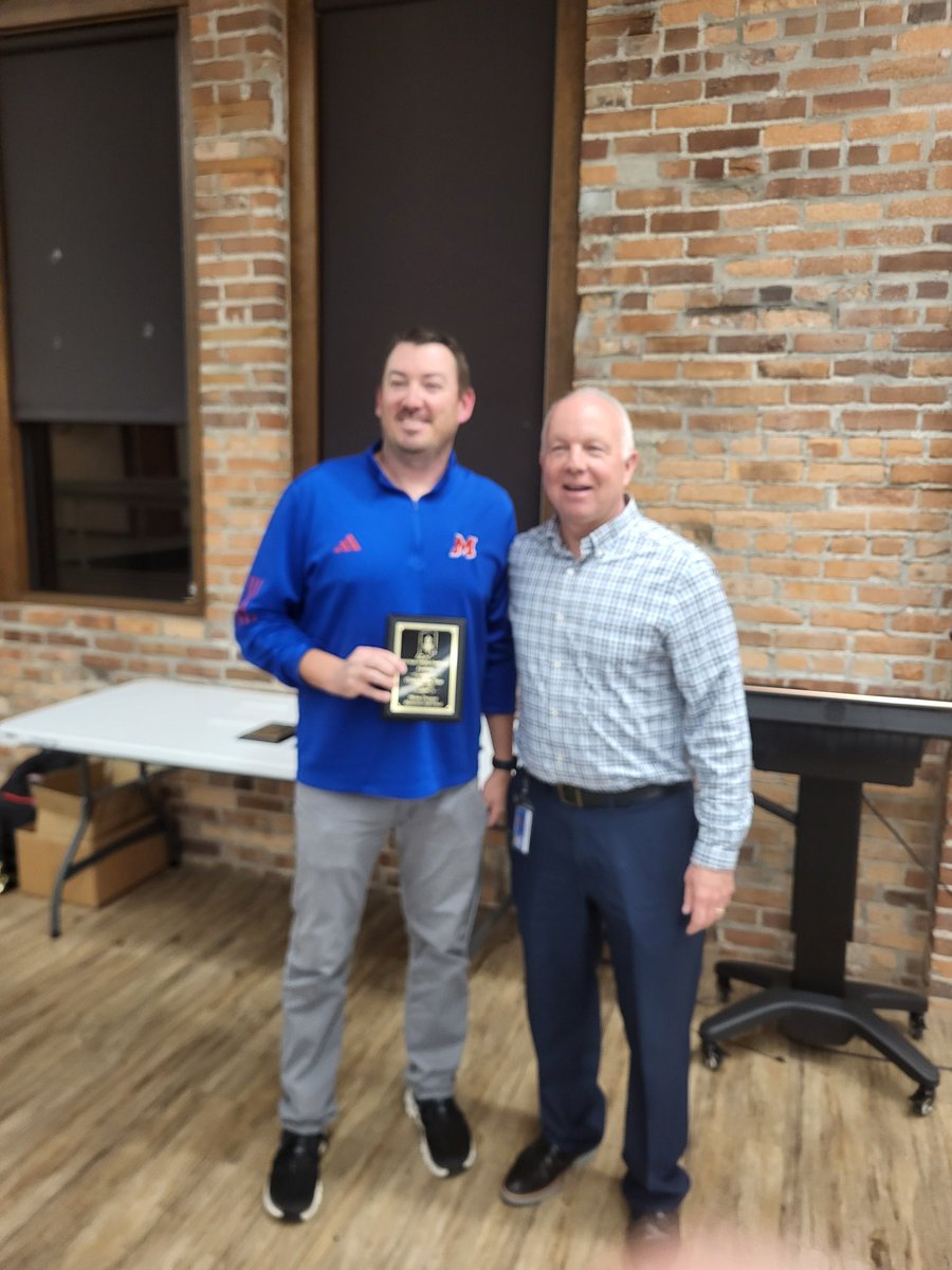 Jeff Bell (@bellcatmhs) on Twitter photo CONGRATULATIONS! Coach Brian Dugger, pictured with Athletic Director Kip Staggs => Mid-State Conference Coach-of-the-Year in Football! <a href="/ericbowlen/">Eric Bowlen</a> <a href="/ArtesiansUnited/">SUZIE LIPPS</a> <a href="/MSDMartinsville/">MSD of Martinsville</a> <a href="/ArtesianNation/">Artesian Athletics</a> <a href="/artieredblue/">Artie RedBlue Crew</a> <a href="/ArtesianQBClub/">Artesian Football Booster Club</a> <a href="/Martinsville_FB/">Martinsville High School Football</a> CONGRATULATIONS! Coach Brian Dugger, pictured with Athletic Director Kip Staggs => Mid-State Conference Coach-of-the-Year in Football! <a href="/ericbowlen/">Eric Bowlen</a> <a href="/ArtesiansUnited/">SUZIE LIPPS</a> <a href="/MSDMartinsville/">MSD of Martinsville</a> <a href="/ArtesianNation/">Artesian Athletics</a> <a href="/artieredblue/">Artie RedBlue Crew</a> <a href="/ArtesianQBClub/">Artesian Football Booster Club</a> <a href="/Martinsville_FB/">Martinsville High School Football</a>