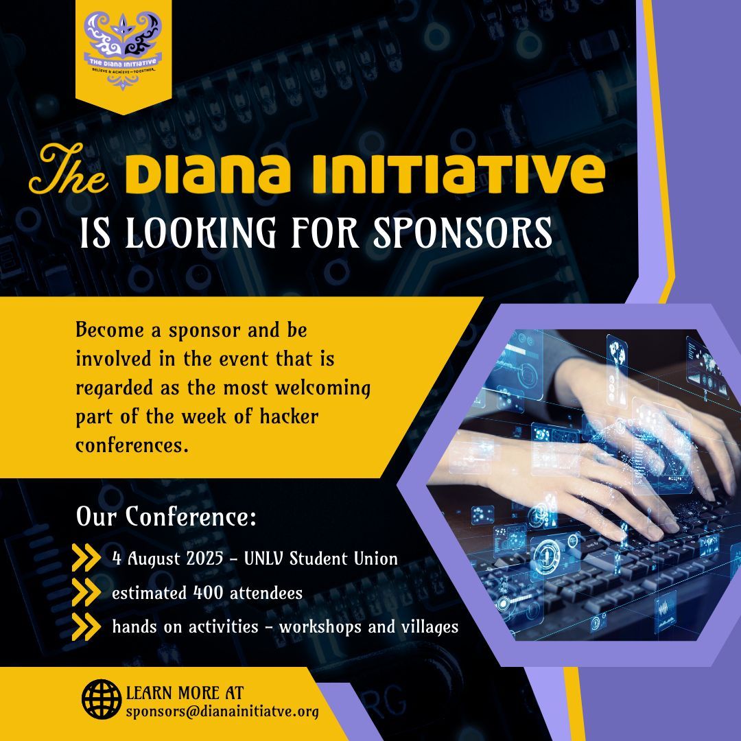 Want to have your pick of sponsorship opportunities for #TDI2025? Contact sponsors@dianainitiative.org now! 

buff.ly/48BfDWD