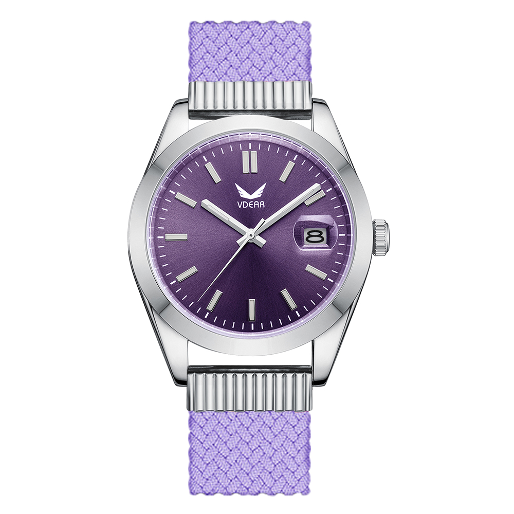 Vdearwatch's tweet photo. Purple Nylon Strap Dial Smooth Steel Case Charm Diamond Calendar Luminous Watch is what VDEAR make. https://t.co/GqCUZYqyt3 #VG2079 https://t.co/TEa5R49LcR