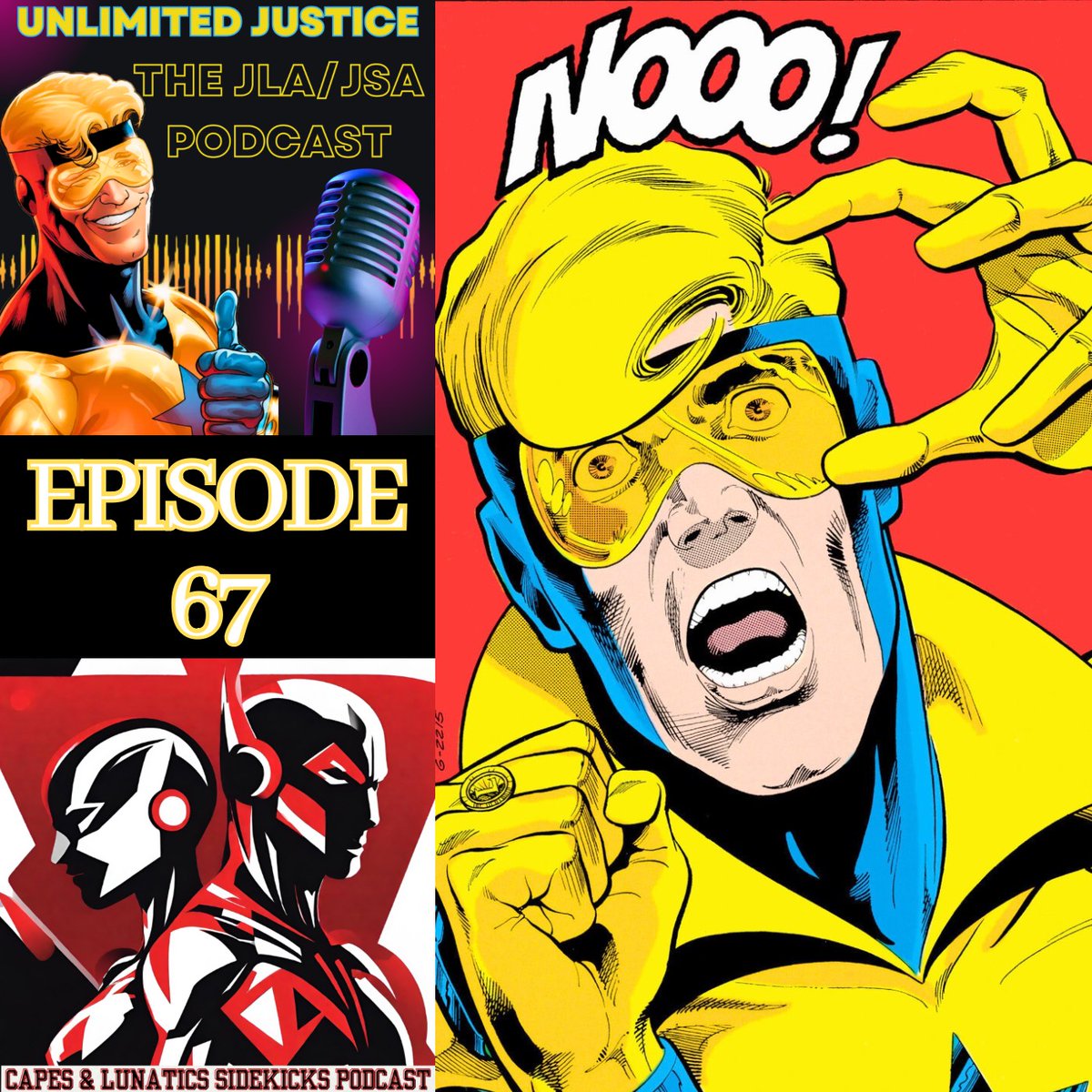 Unlimited Justice: The JLA &amp; JSA Podcast Episode #67  
Phil and Lilith review Booster Gold #1-#3 featuring the mysterious new hero of Metropolis: #BoosterGold.  

🍎 Apple Podcasts: tinyurl.com/3uykdjsx 
🎧 Spotify: tinyurl.com/2s3hpbw4 
▶️ YouTube: tinyurl.com/mjte86rw