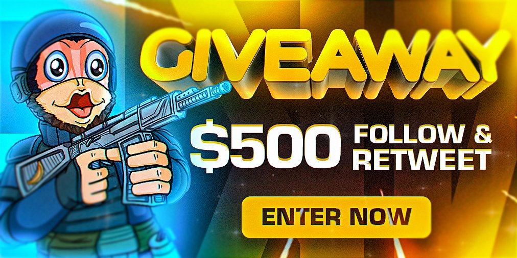 600$ GIVEAWAY! 💸

200$:
🍌Retweet &amp; Follow me and <a href="/Stake/">Stake.com</a>!

200$:
🍌Tag two friends.

200$:
🍌Sign up using code "MM7" on Stake: stake.com/?c=mm7

7$ reload (1$ a day x 7 days) if you send me your username in DMs. (New users, no alt accounts allowed).