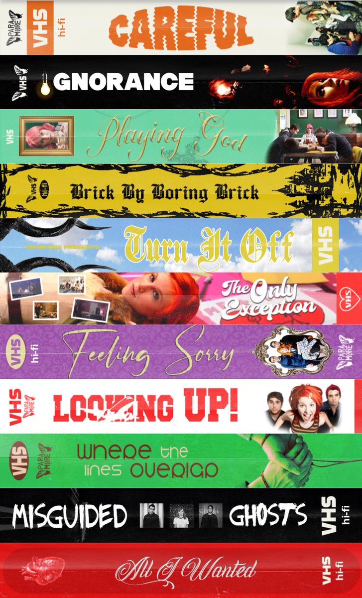 chrrypm's tweet photo. brand new eyes by paramore | vhs tapes 🦋

very 00s inspired https://t.co/ZgeE7HSyHi