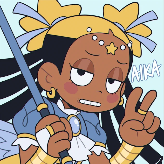  Aika's got a voice and it's the amazing Anairis Quiñones!!  absolutely blew us away! can't wait for y'all to hear her as aika <3 