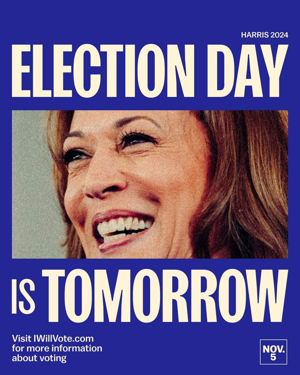jayoung3292's tweet photo. One more day until we elect the #FirstWomanPresident. One more day until we make HISTORY! 🙏 #GOTV 🗳 https://t.co/KzJzXen5oj