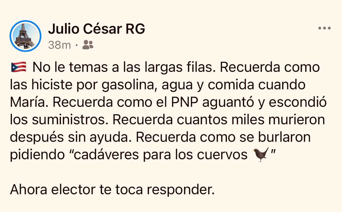 DonJulio_RG's tweet photo. @sanbenito @AOC Recuerda esto y no fallarás. Esto es por Puerto Rico https://t.co/HCwZmS4DBM