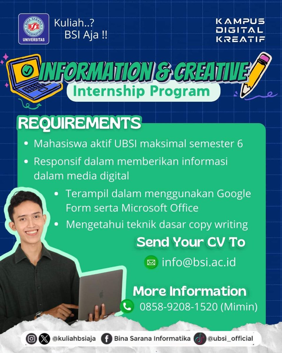 Universitas BSI Kampus Pemuda tweet media