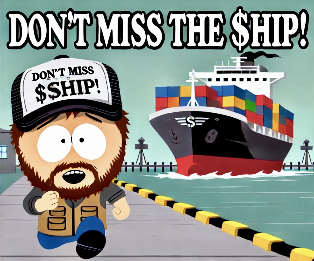 truckers_nft's tweet photo. HOLY $SHIP

All we do is SHIP all day long!

For all you guys fading, we will get bonded 1 way or another.

DON'T MISS THE $SHIP https://t.co/aFSFyHFgUz