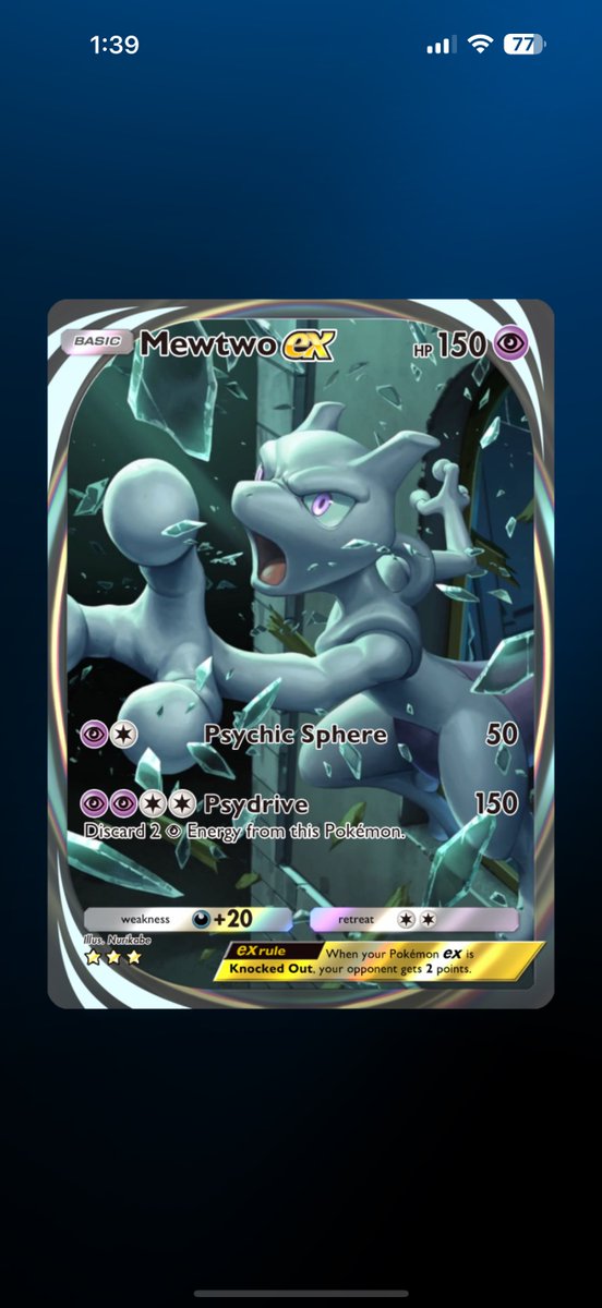bc0nks's tweet photo. Finally had a good pull in #TCGPocket 🤩 https://t.co/B91frmb59j