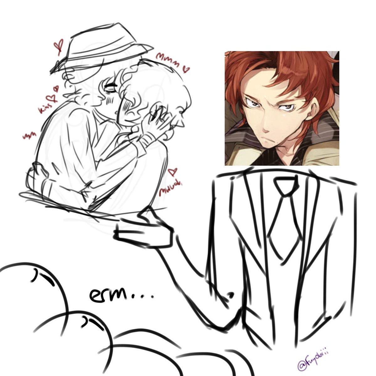 the dazai and chuuya in question 
#bsd #soukoku