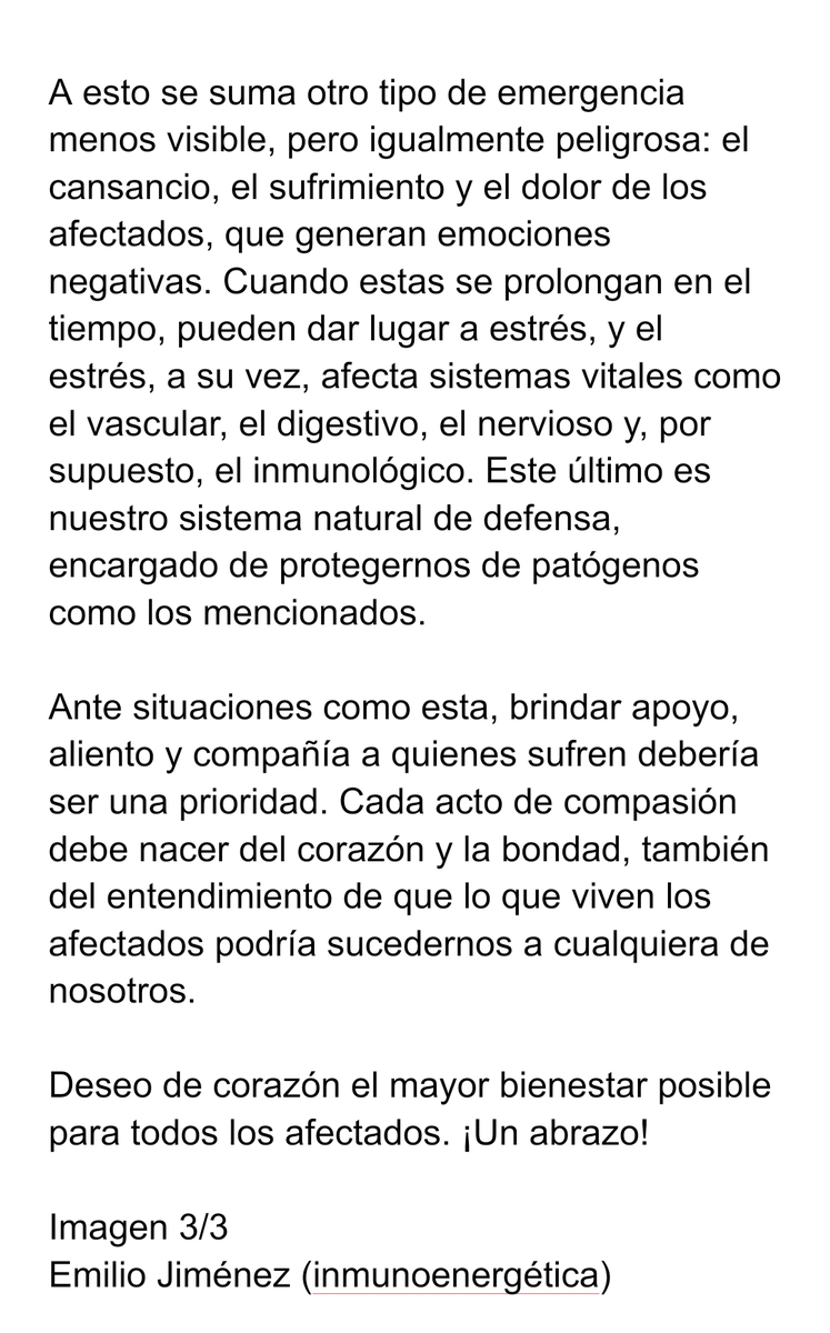 InfoInmuno's tweet image. "La otra cara de las catástrofes: soledad, desprotección y riesgos invisibles tras la DANA"
Esta tragedia nos muestra lo frágil que es la seguridad que creemos tener. Además de los peligros sanitarios invisibles, enfrentamos el impacto emocional. #DANA2024 #Valencia