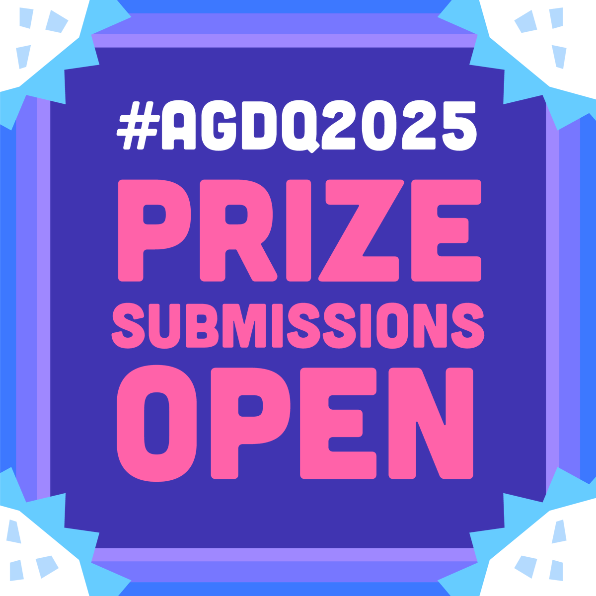 GamesDoneQuick's tweet photo. Prize submissions for #AGDQ2025 are open until Dec. 28th!!!!

Prize Guide: https://t.co/kMgAXWeRld

Submit a prize: https://t.co/Tr8ka6EfgP https://t.co/wjpqLOYWK9