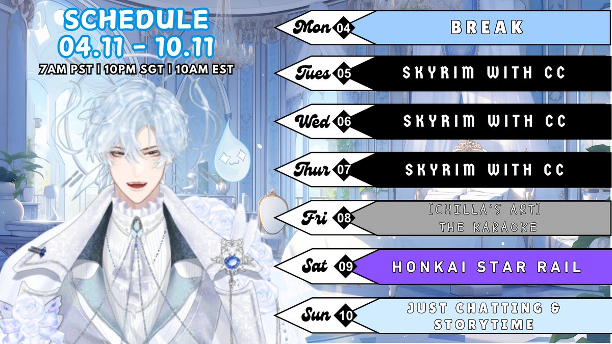 New schedule is out now #rubilive